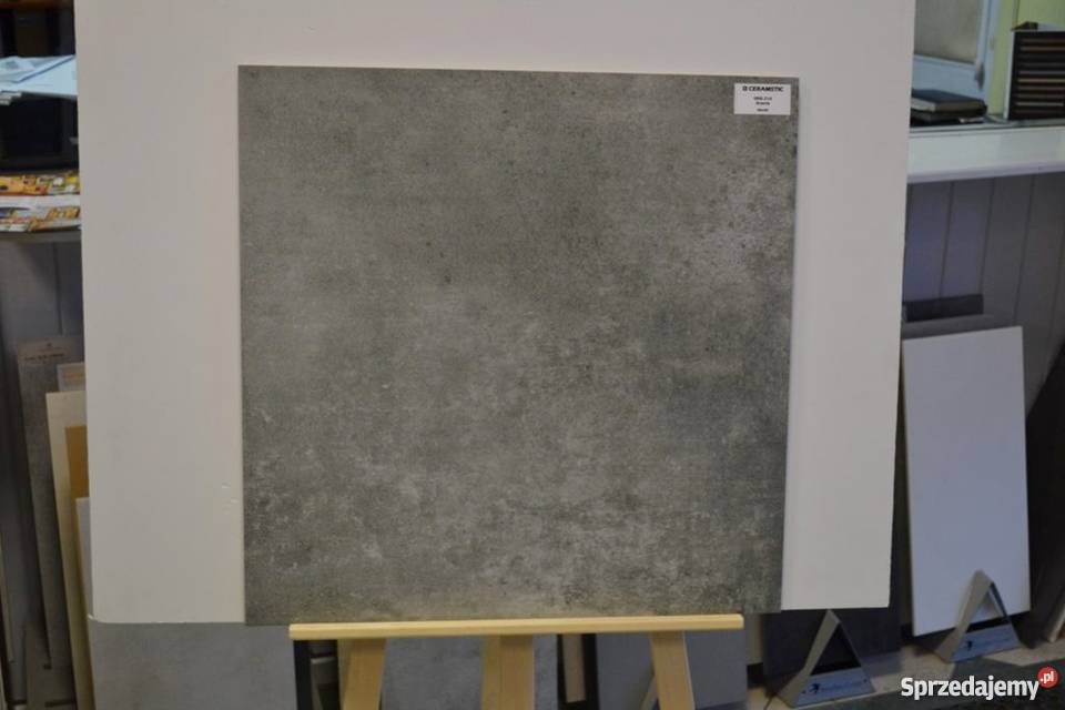 Płytka gres imitacja cement 60x60 beton Outlet