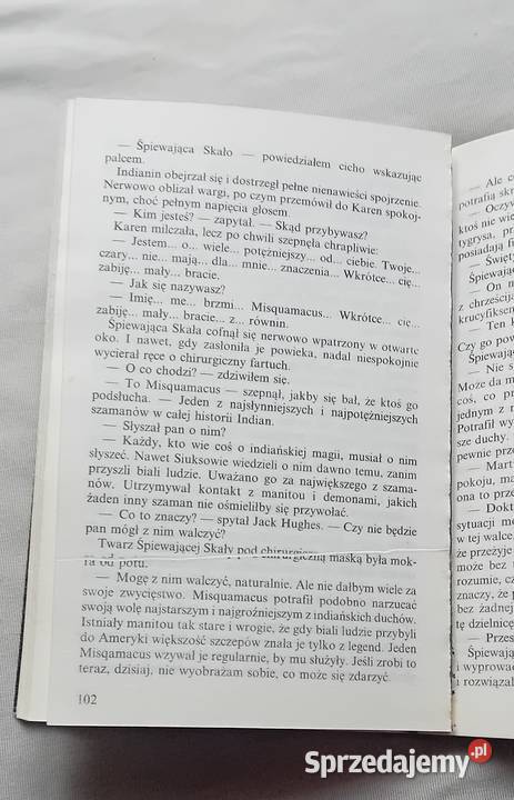 Graham Masterton Manitou Amber 1989 rWydanie I Koźminek