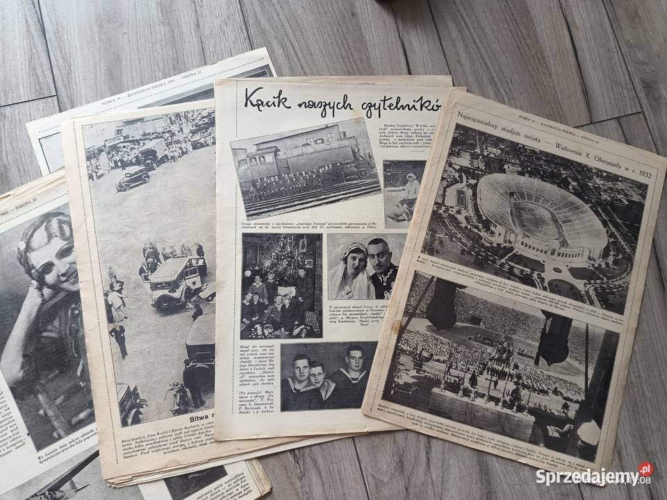 Ilustracja Polska archiwalny przedwojenny