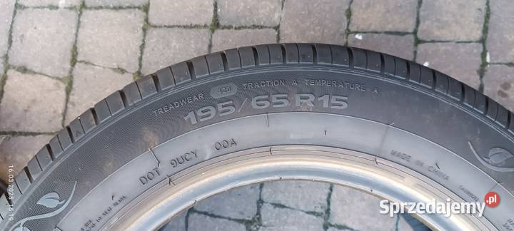 2 opony lato 19565 R15 64mm Ostrzeszów sprzedam
