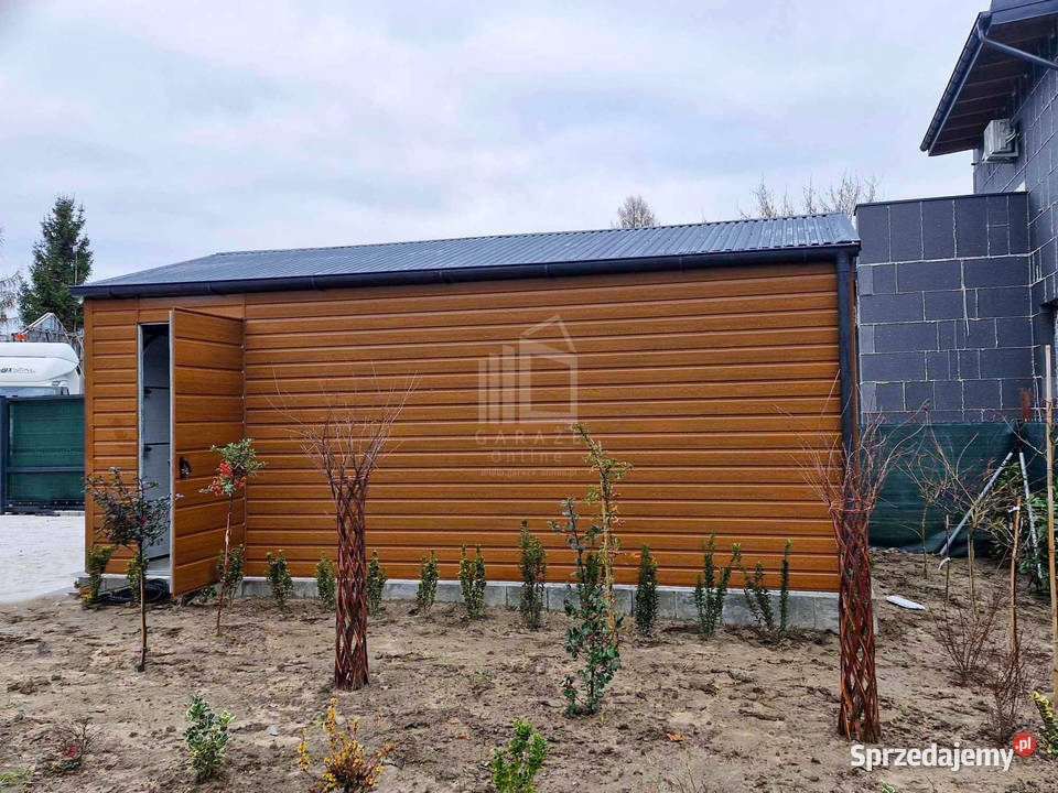 Garaż blaszany 5x6m Brama segmentowa drzwi Kalwaria Zebrzydowska sprzedam