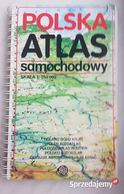 Polska Atlas samochodowy Książki i Podręczniki Zielona Góra