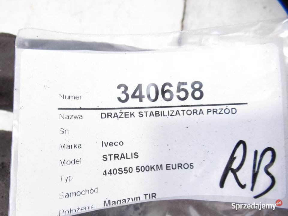 DRĄŻEK STABILIZATORA PRZÓD IVECO STRALIS I Van sprzedam