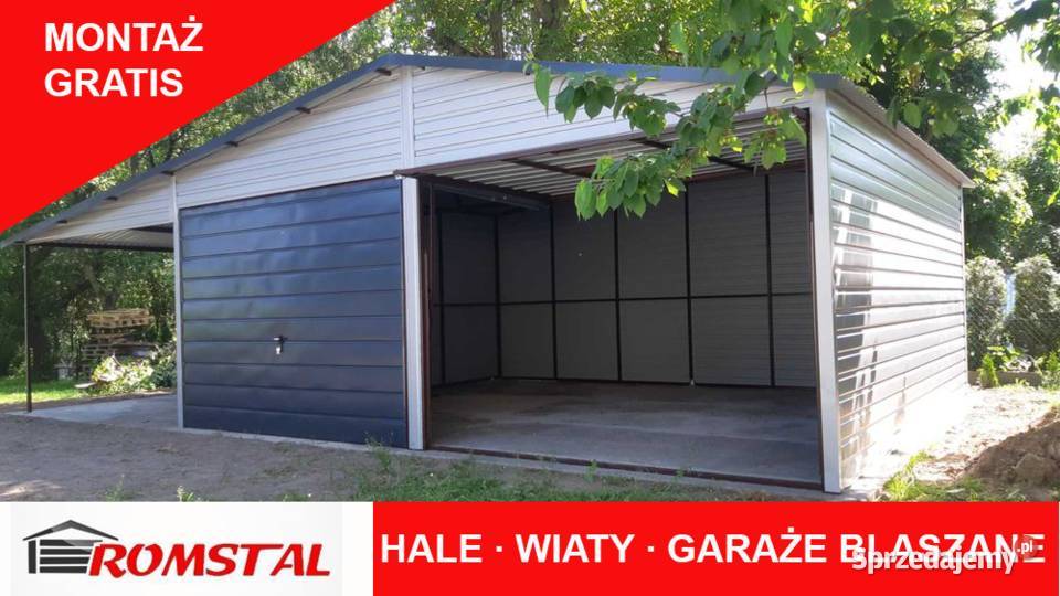 Garaż Blaszany 9x6 Garaże Blaszane Wiata 230zł/m2 mazowieckie