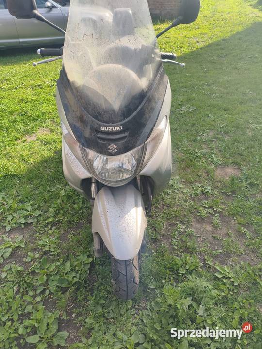 Suzuki Burgman 400 zarejestrowany metalic Mrągowo sprzedam