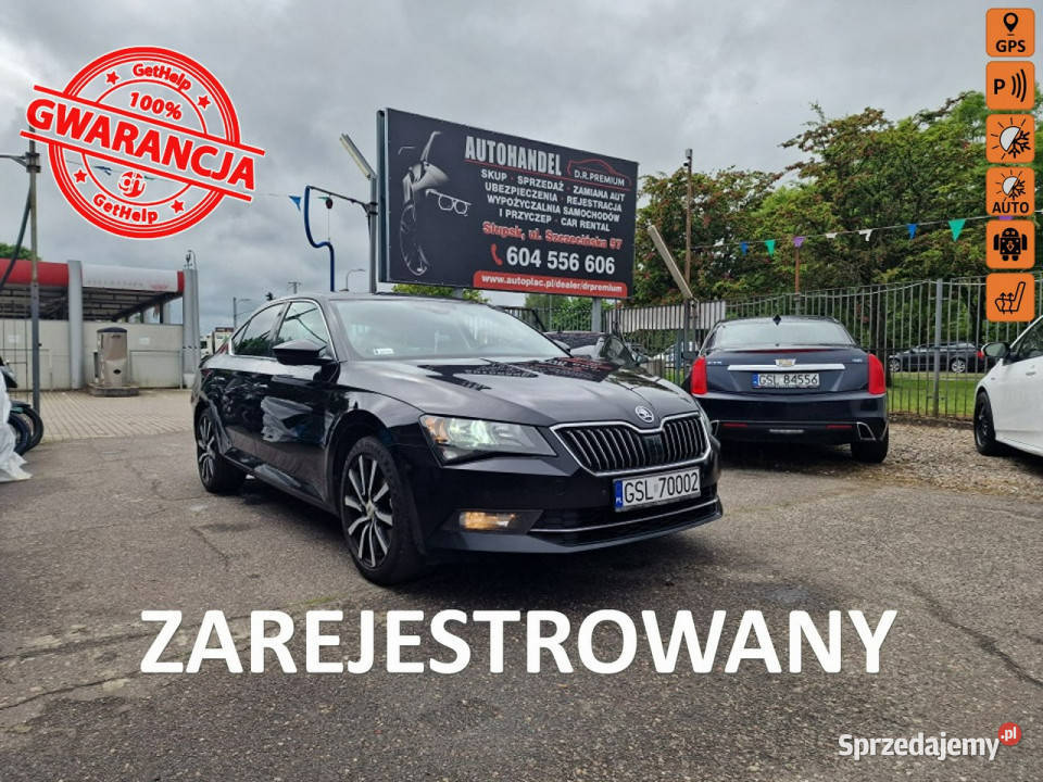 koda Superb 20 TDI 190 Klimatyzacja Alufelgi Słupsk