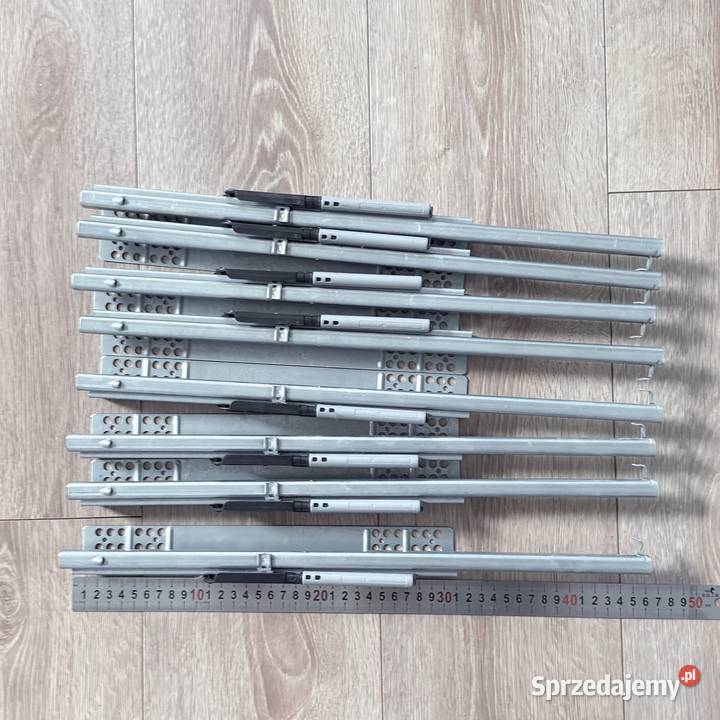 Prowadnice szuflad solidne cichy domyk pusch 450cm Śrem