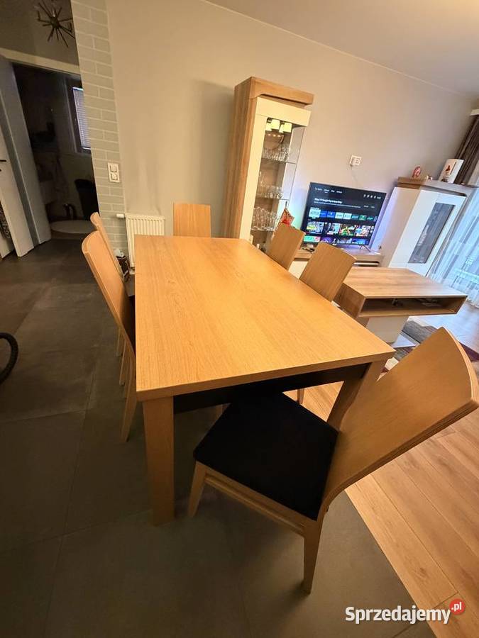 Solidny drewniany stół Stan Rabka-Zdrój