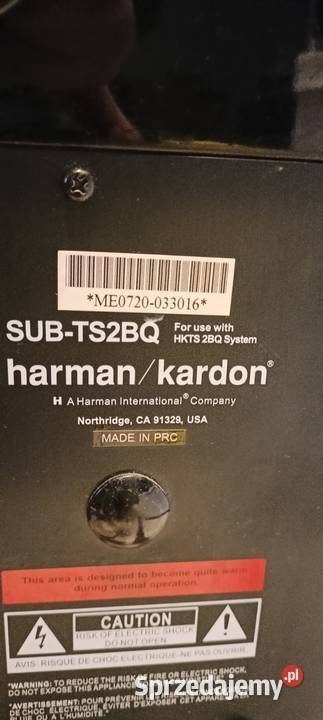 Harman Kardon SubTS2BQ subwoofer aktywny świętokrzyskie Sędziszów
