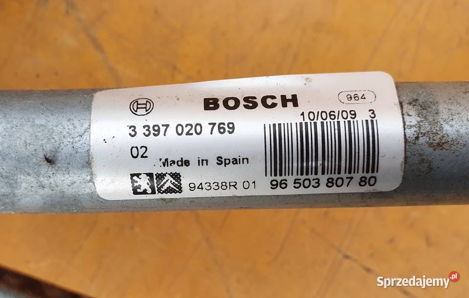 PEUGEOT 207 MECHANIZM SILNICZEK WYCIERACZEK Części Radom