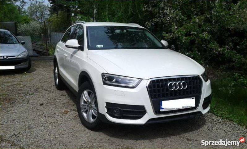 Audi Q3 20 TDi 2012 przebieg 8500 1 właściciel Kraków