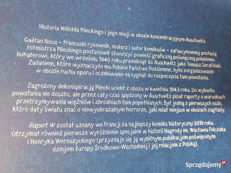 Raport W Opowieść Rotmistrza Pileckiego Gdynia sprzedam