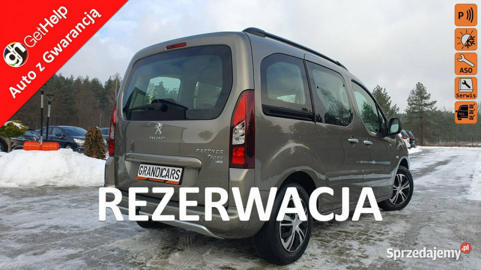 Peugeot Partner 16 HDI 92 Tepee STYLE Parktronic 92KM Chmielnik