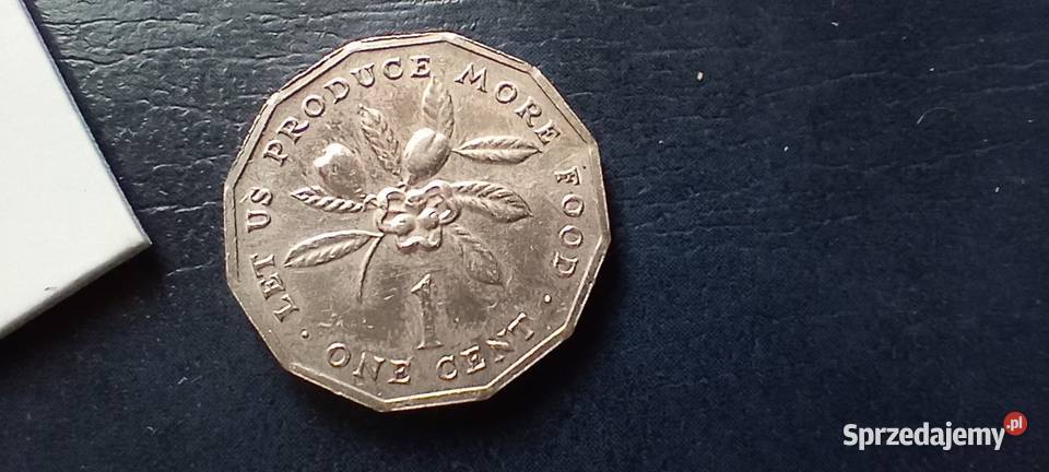 Stare monety 1 cent 1975 Jamajka Lesko