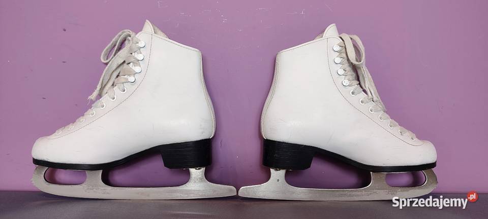 Łyżwy figurowe białe rozmiar 36 wkładka 232 25 Jasień sprzedam