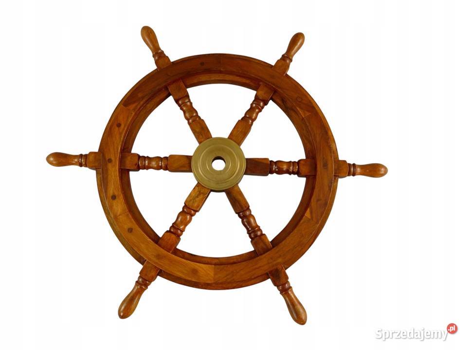 KOŁO STEROWE drewniane ładnie wykonane fi 75 Gizałki sprzedam