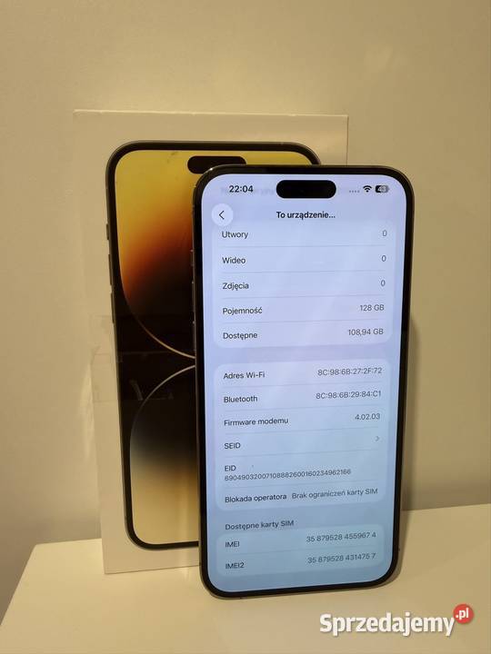 iPhone 14 Pro 128GB Złoty wielkopolskie Kalisz