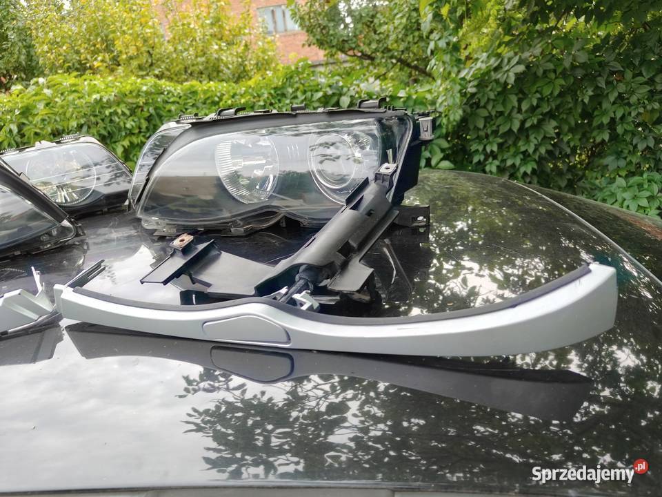 Bmw e46 lif spryski listwy lamp przednich Lampy przednie Aleksandrów Łódzki sprzedam