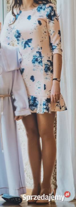 Elegancka sukienka mini r S różowy wielkopolskie