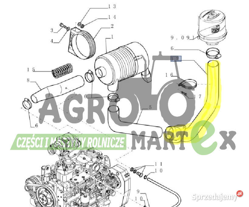 87583151 WĄŻ CNH Wichrów