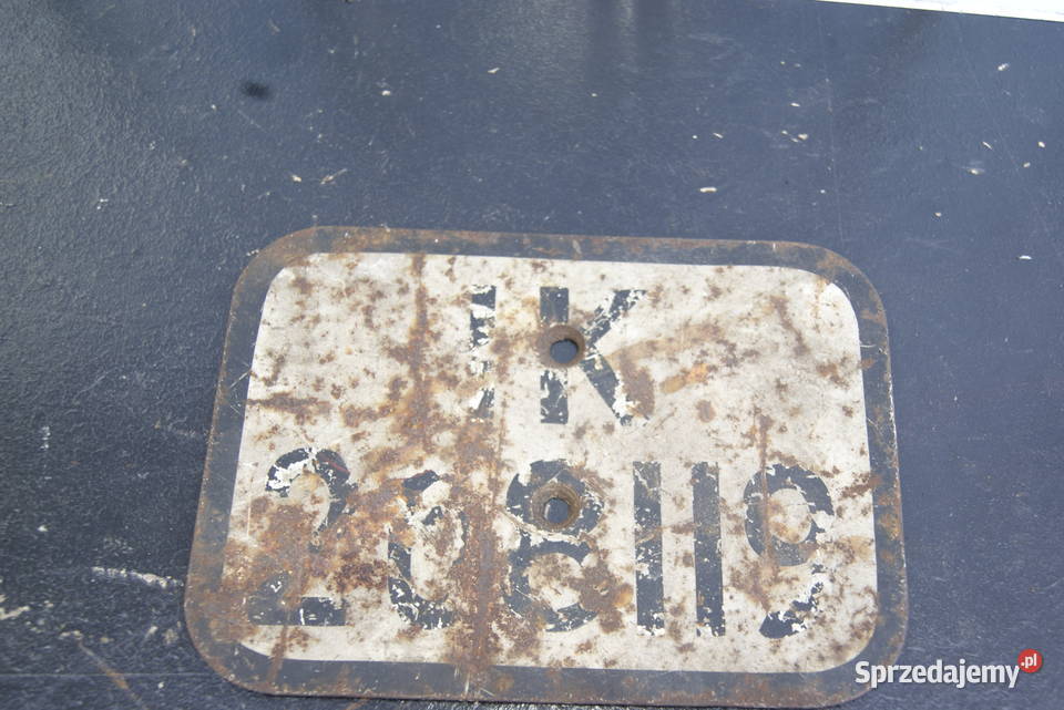 STARA TABLICA REJESTRACYJNA WH SS ORGINAŁ DKW śląskie Rybnik