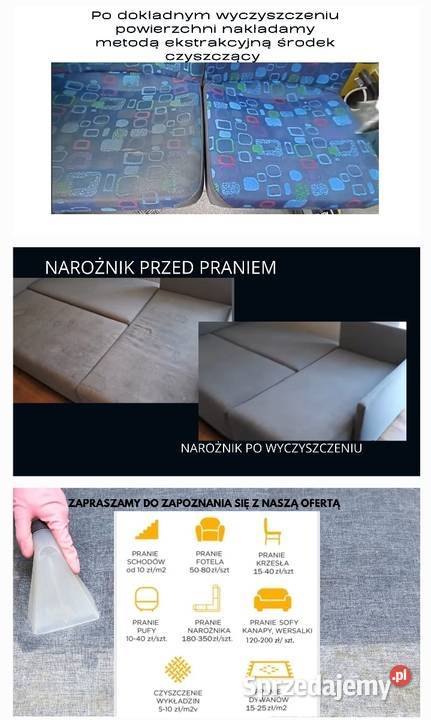 Pranie Tapicerki Kanap i Dywanów KOŁOBRZEG