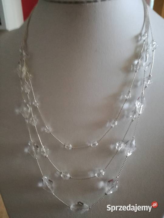 Naszyjnik z kryształkami Swarowski sprzedam