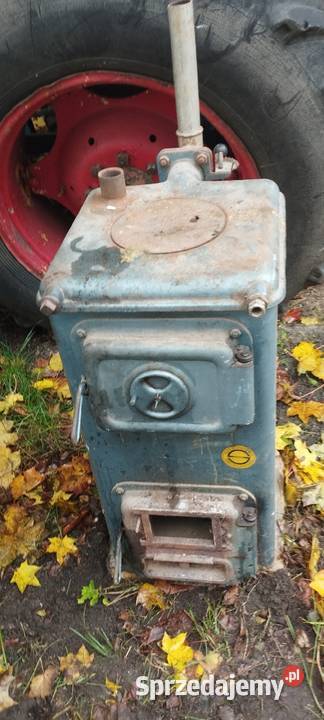 Żeliwny piec koza z płaszczem wodnym Lidzbark