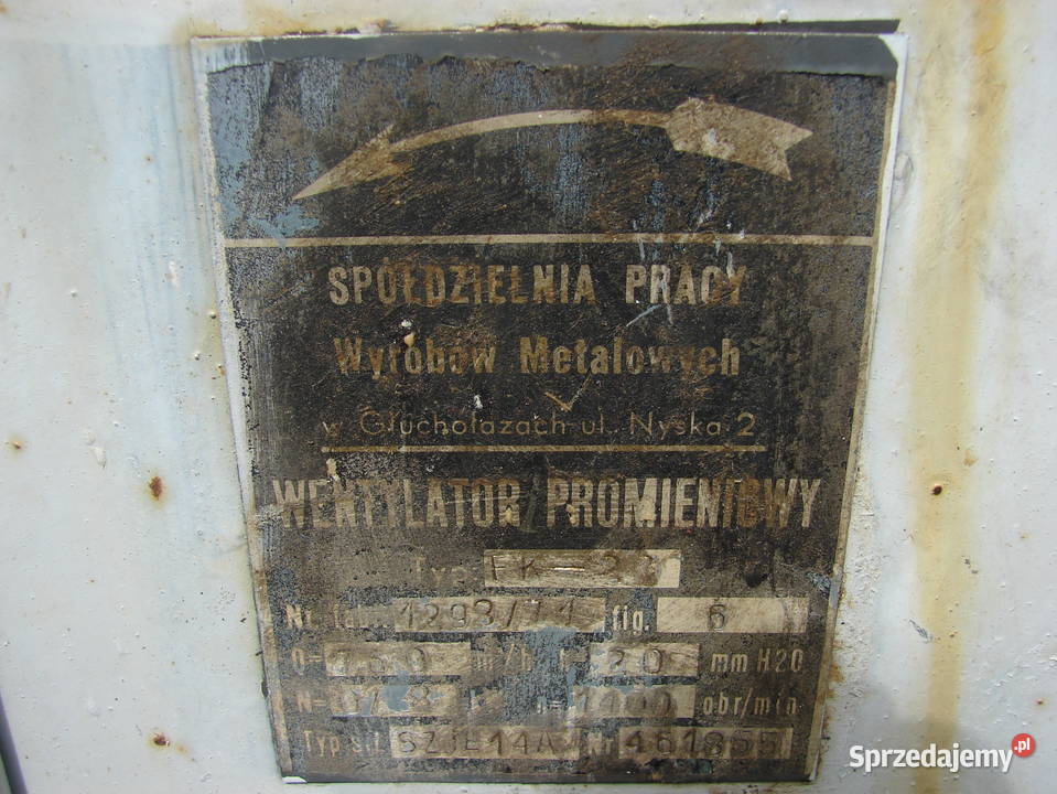 Wentylator promieniowy dmuchawa wyciąg Starogard Gdański