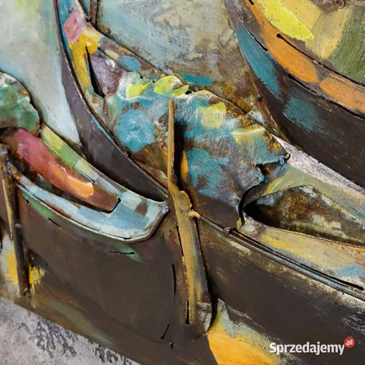 Obraz metalowy 3D LOFT PRZYSTAŃ 160x60 Obrazki i obrazy Chmielnik sprzedam