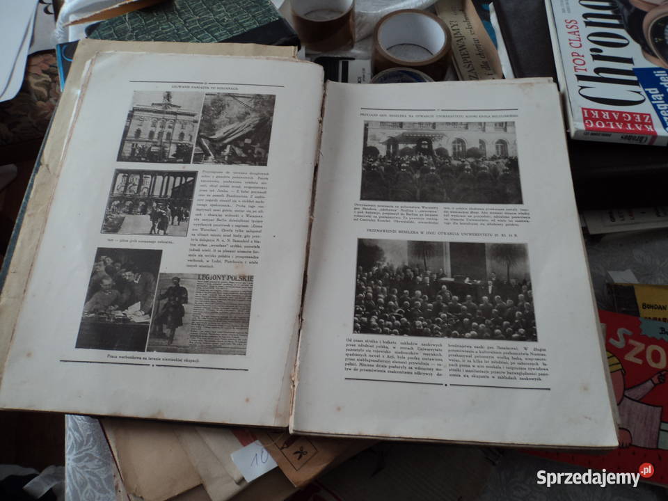 Polska w latach wojny światowej album z 1930 Nowy Sącz