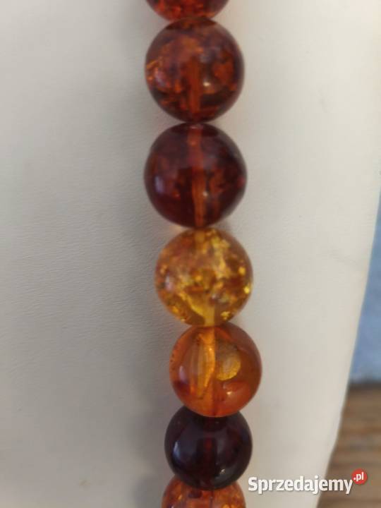 Naszyjnik Bursztyn Kulki Białystok