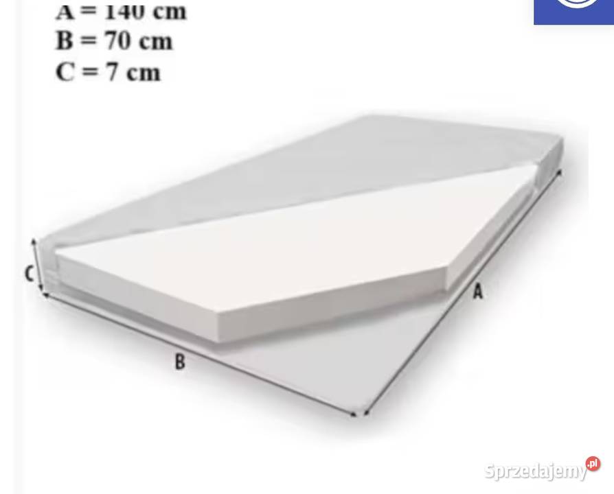 Nowe Łóżko Dziecięce Gonzalo Biały 140 materac Kraków