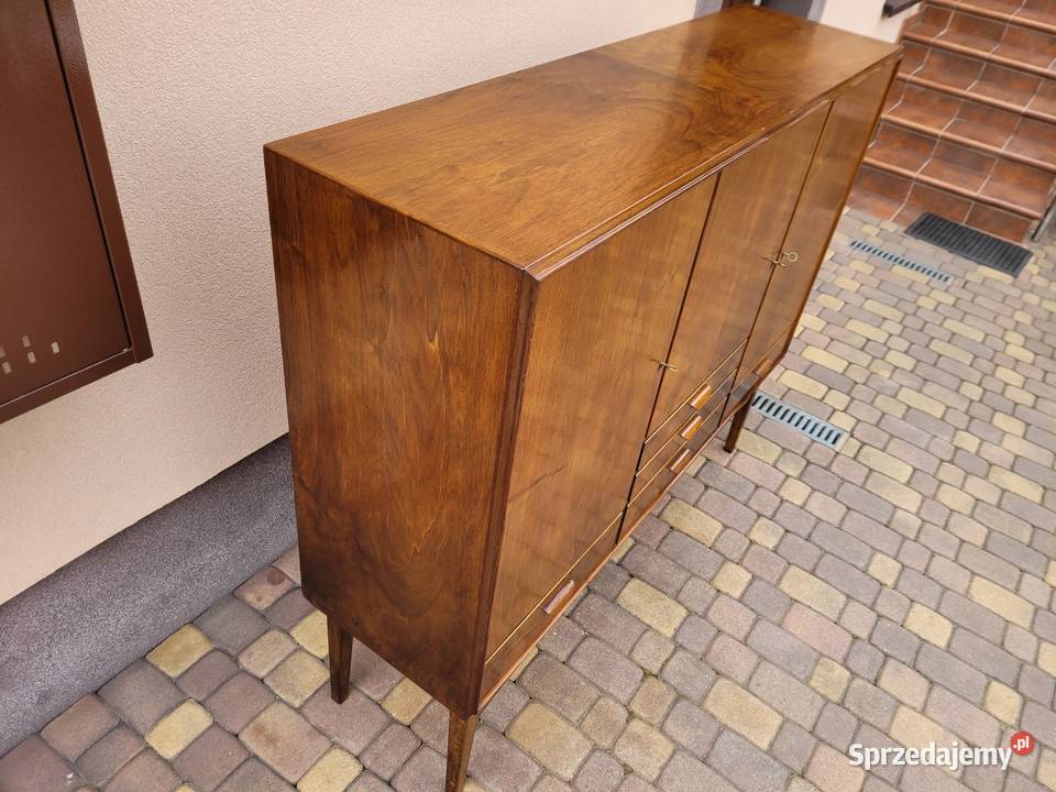 Mid Century Komoda Tekowa Dania Lata 50te Design Częstochowa