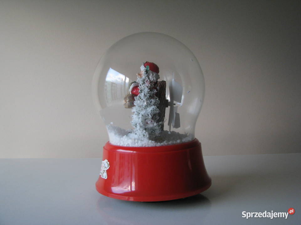 Duża obracająca się i świecąca kula śnieżna z Brzegi sprzedam