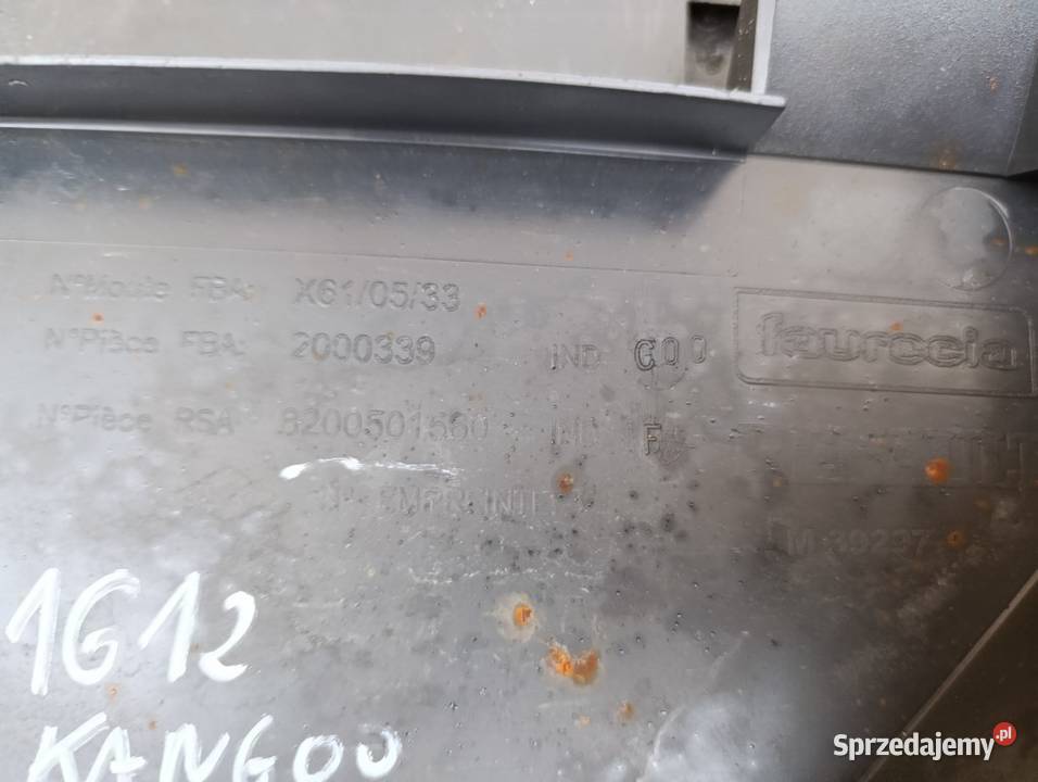 RENAULT KANGOO II III OSŁONA POD ZDERZAK PRZÓD Zbierkowo