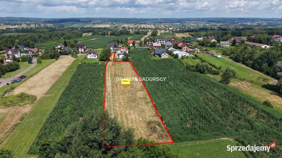 Grunt 4642m2 Kaszów Wadowicka kanalizacja sprzedam