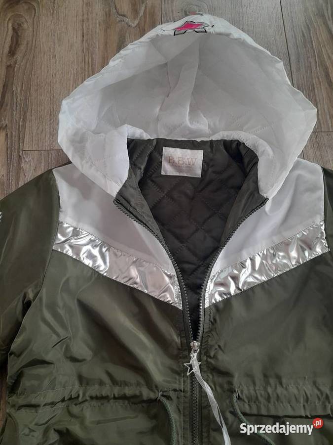 Kurtka zielona Parka dziewczęca Vanilove Wieliczka