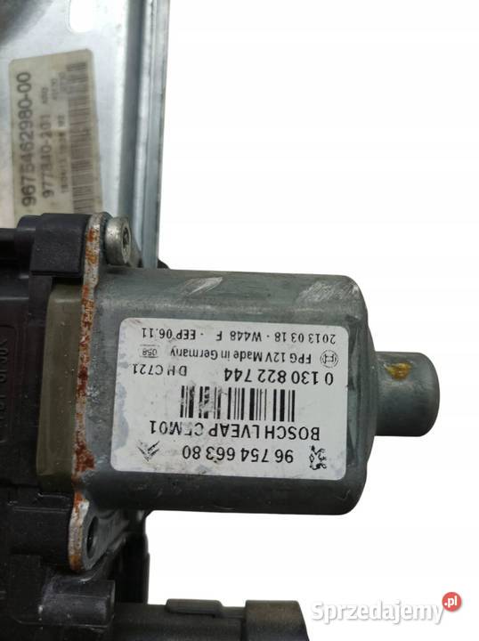 MECHANIZM SZYBY PRAWY TYŁ 5D HB 967546298000