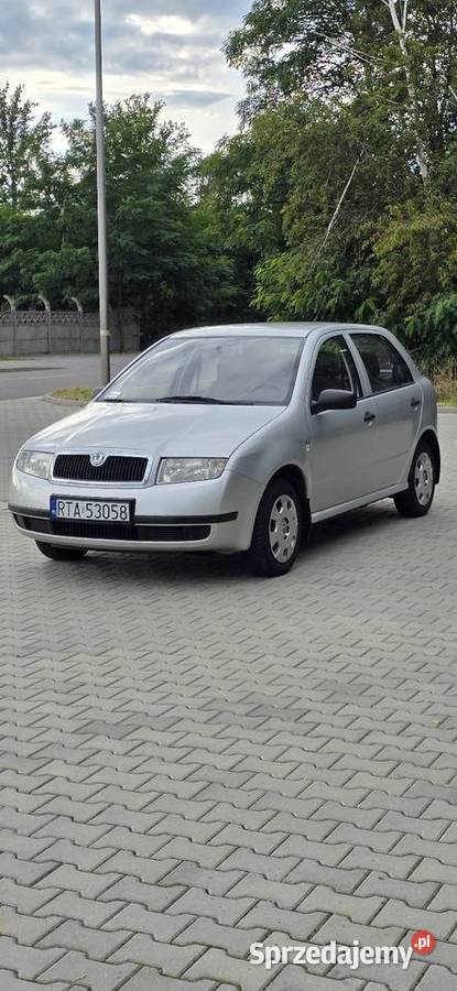 Skoda Fabia 14 MPI 65000 przebiegu Okazja srebrny Nowa Dęba