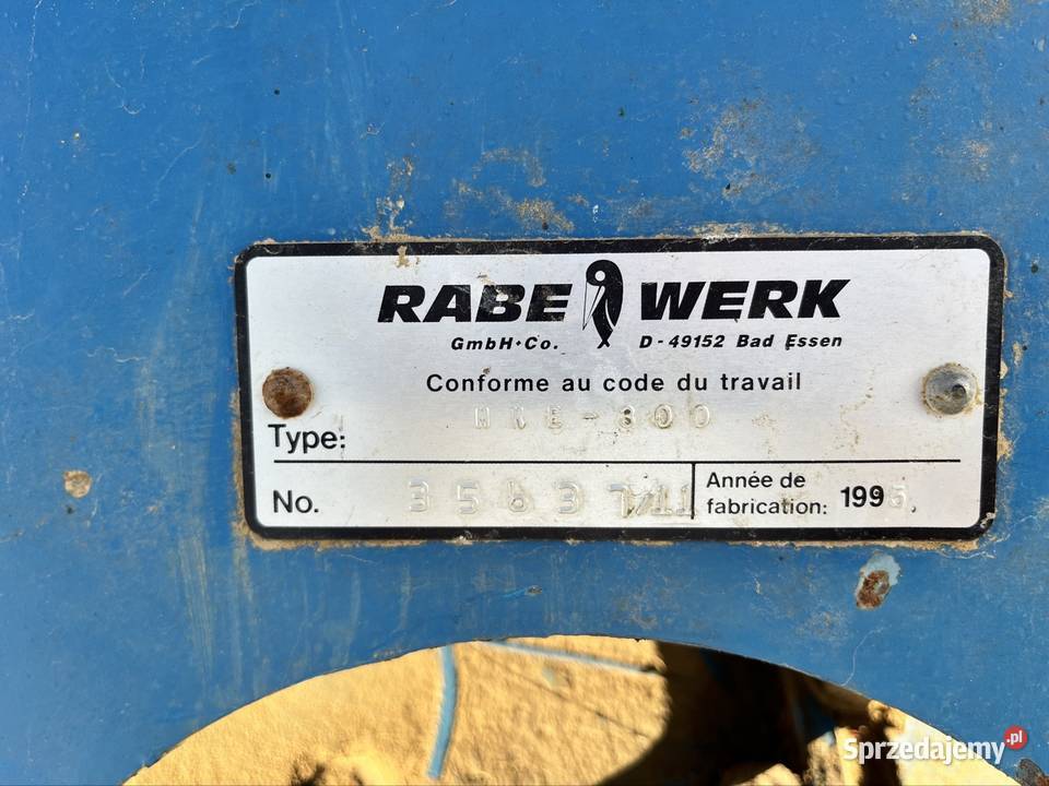 Listwa Wanna Brona wirową Rabe Werk piasty ośki