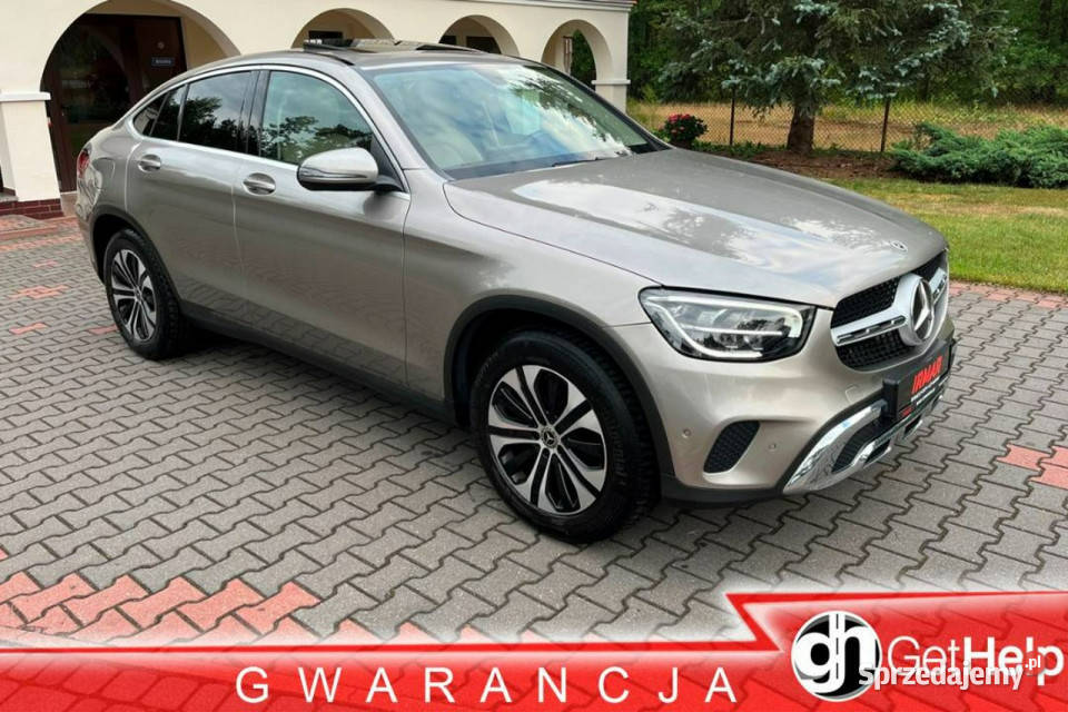 Mercedes GLC 200 Coupe Skóry Szyberdach CarPlay łopatki zmiany biegów Lipówki sprzedam