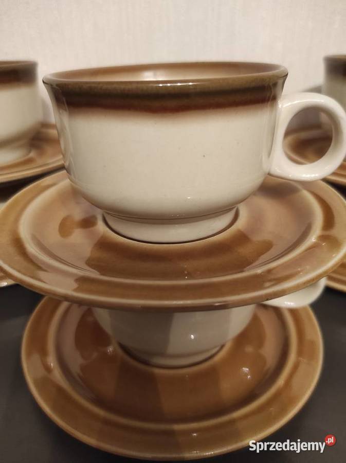Filiżanki Dana porcelit Pruszków Warpechy Stare
