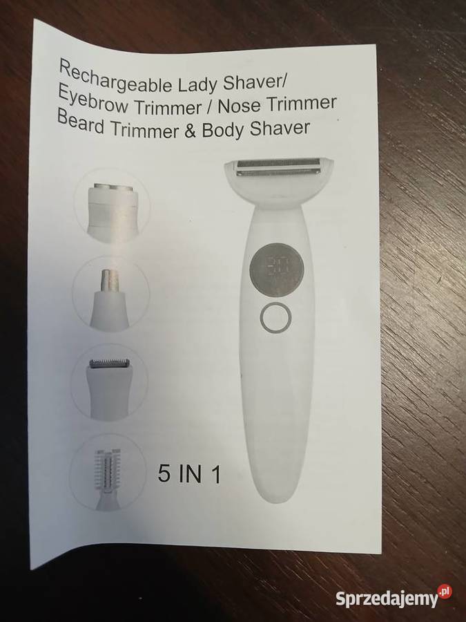 Damski zestaw do golenia i przycinania włosów 5 Nowy Targ