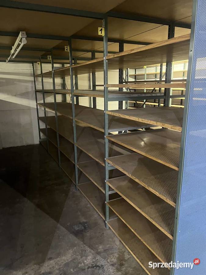 Regały magazynowe półkowe z Niemiec Wierzbna