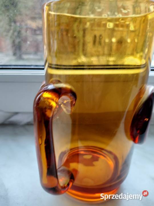 Kufel szklany z pieczęcią prl Choszczno