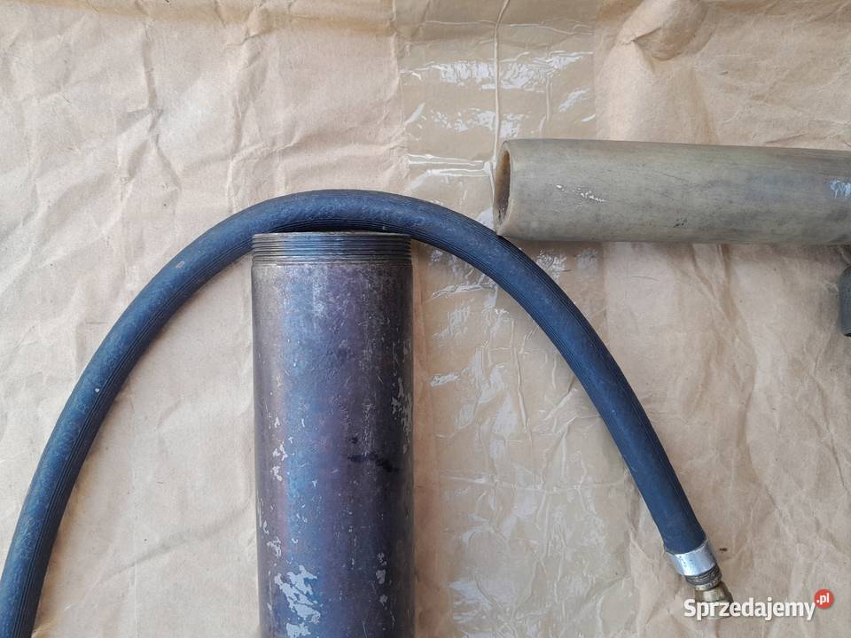 Pompka rowerowa metalowa stojąca słupkowa z Polkowice