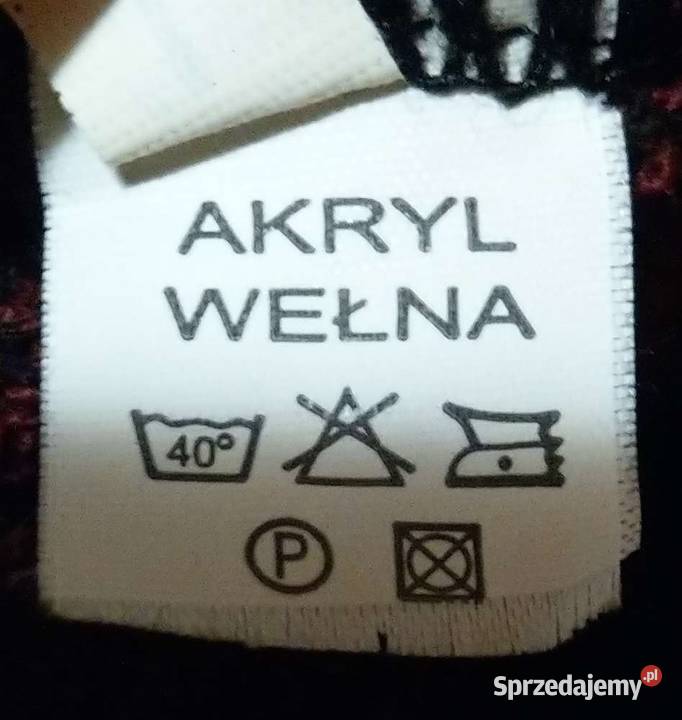 Sweter narzuta ciemny bordowy BekR M L XL 38 40 Warszawa