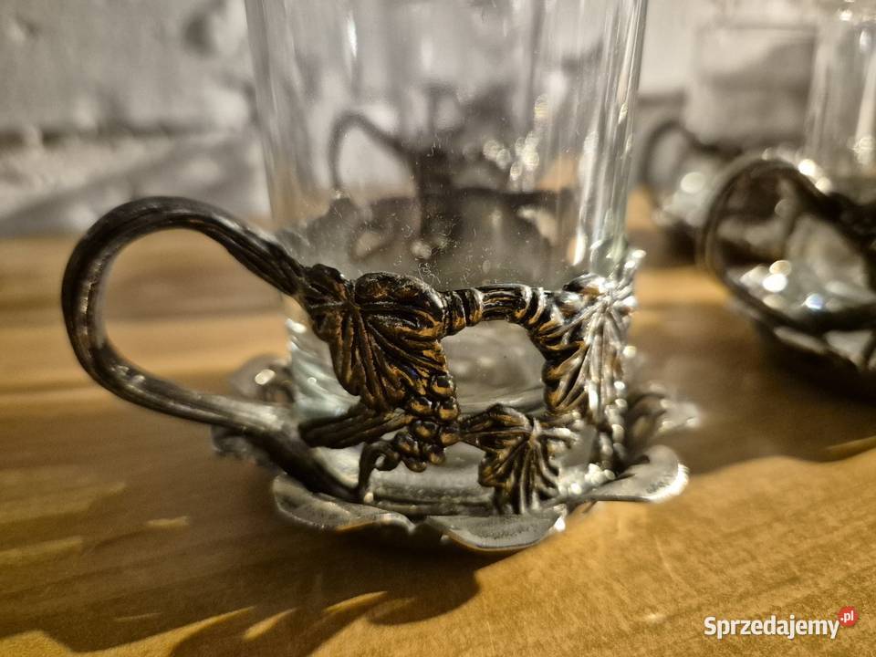 Zestaw szklanek do cherbaty Stare