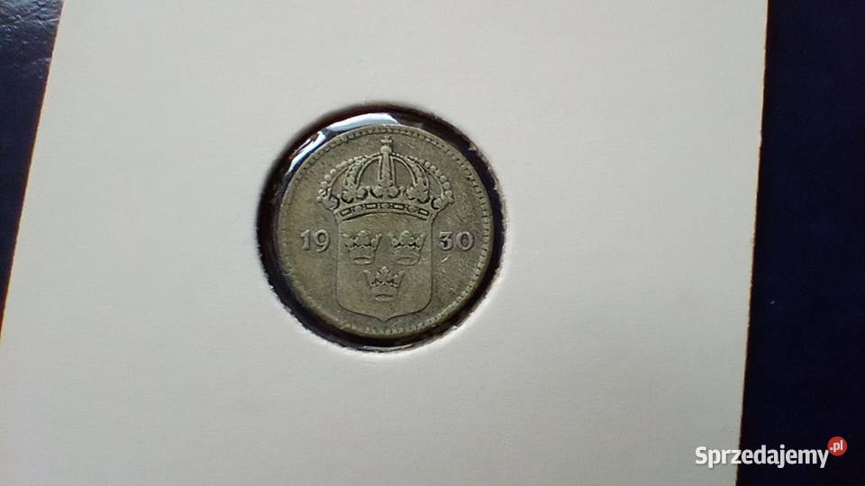 Stare monety 10 ore 1930 Szwecja srebro Lesko sprzedam